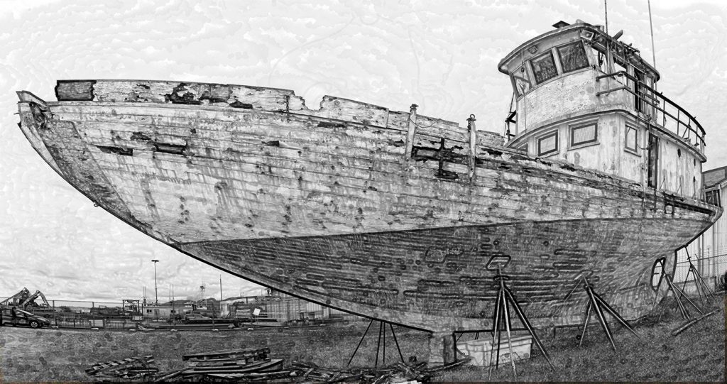 Boneyard Sketch - Howard Hunt